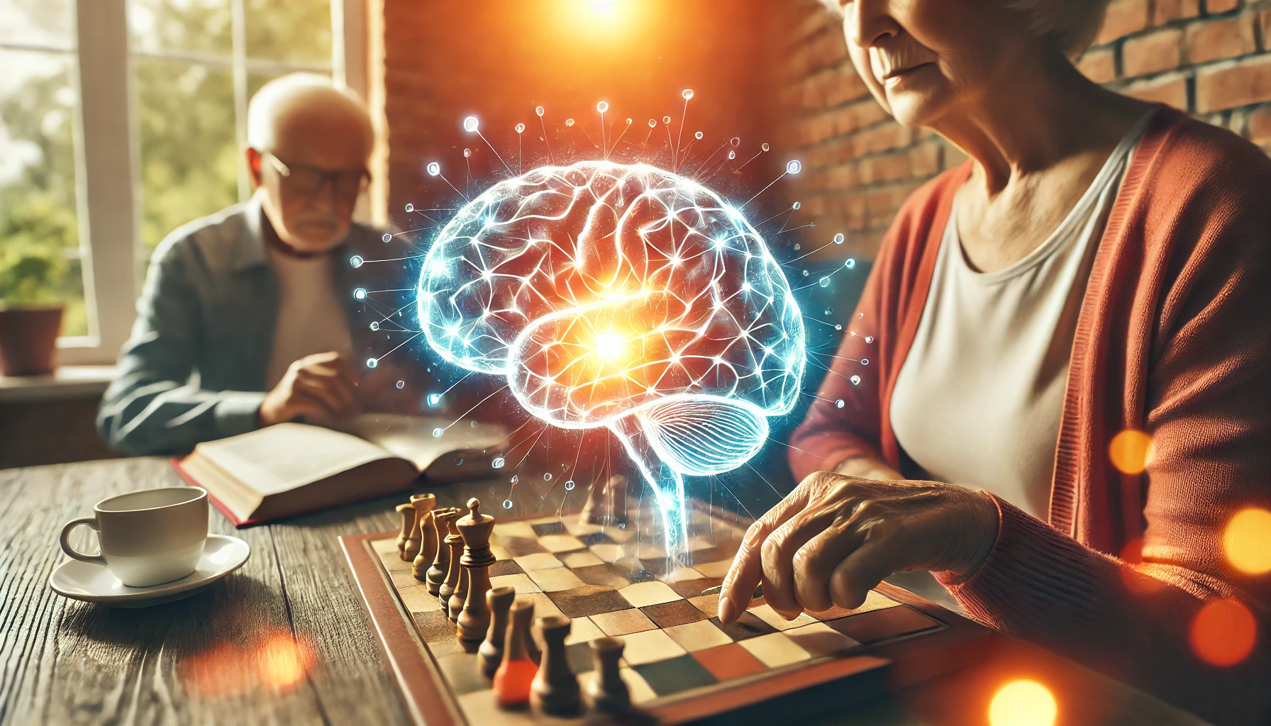 Brain Health Habits for Healthy Aging Older adults enjoying mentally stimulating activities that support brain health and healthy aging