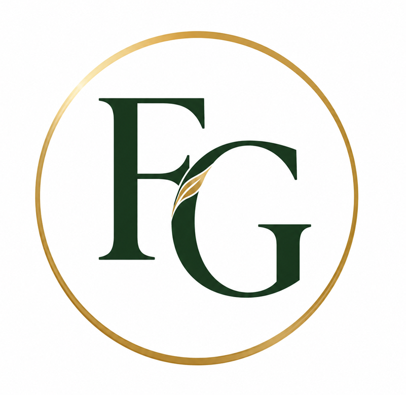 Feelgood FG minimalist wellness logo