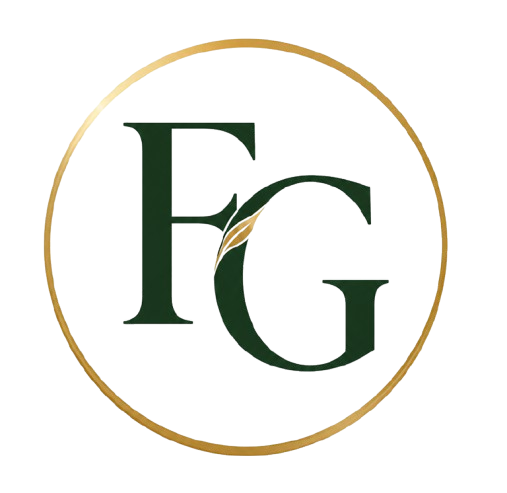 Transparent Feelgood FG minimalist wellness logo